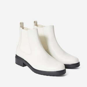 White Everlane Modern Chelsea Utility Boot
